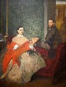 Edgar Degas Edmondo and Therese Morbilli USA oil painting artist